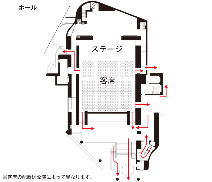 避難経路図